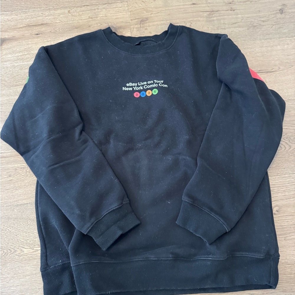 Live on Tour New York Comic Con EXCLUSIVE Black Crewneck Sweatshirt
